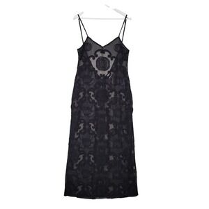 uo aida sheer mesh ruffle midi dress Urban Outfitters | Dresses | Brand New Urban Outfitters Aida Sheer Mesh  Ruffle Midi Dress White Size Xs
